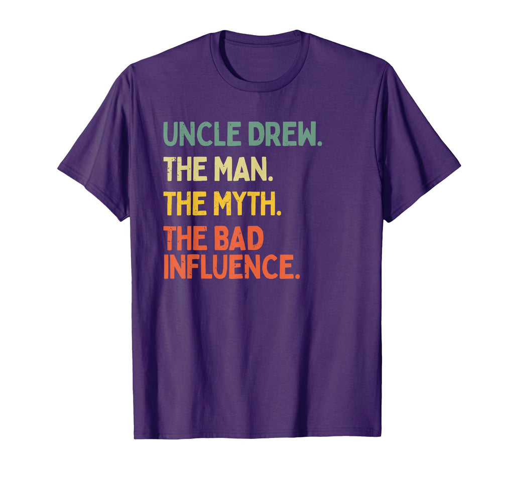 Uncle Drew Myth Bad Influence Funny T-Shirt - Fun Novelty Design Unisex - T-Shirt, Sweatshirt, Hoodie
