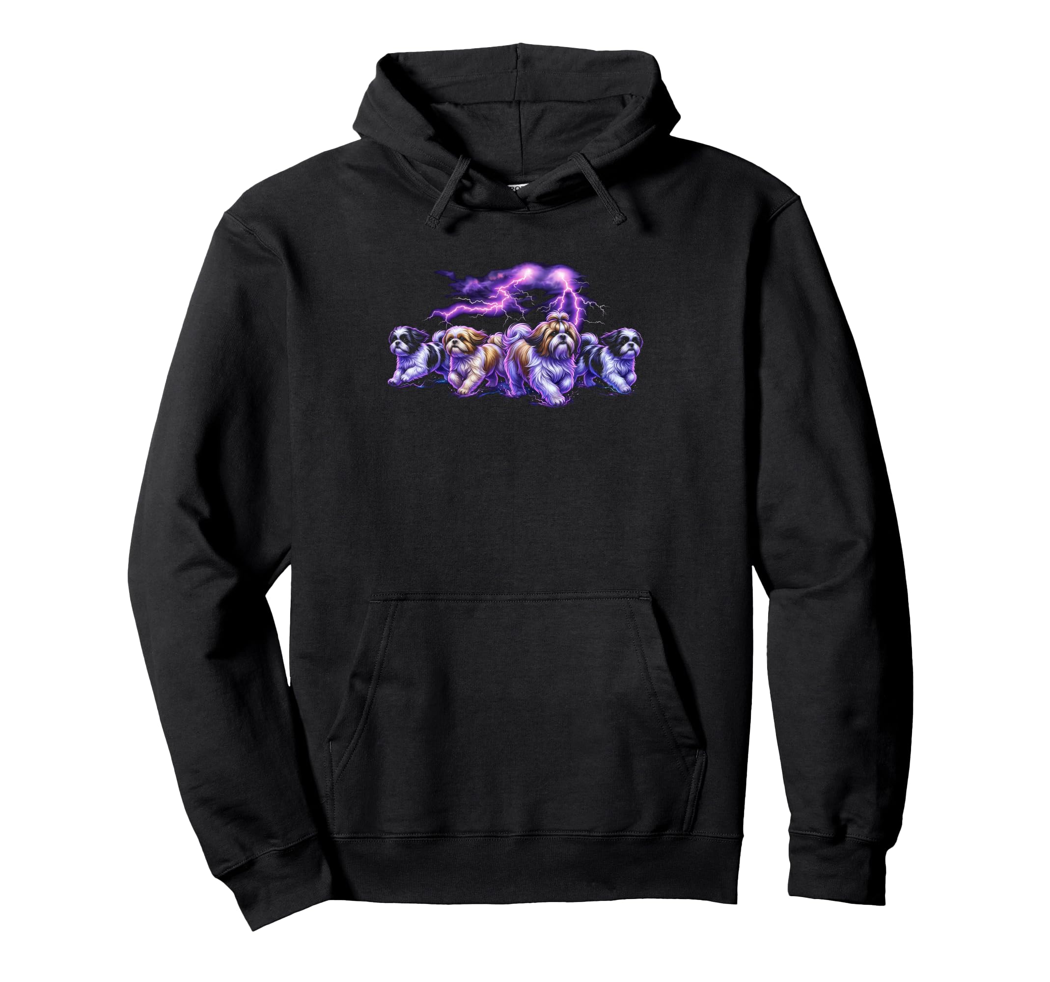 Shih Tzu 90S Dog Lover 80S Shih Tzu Hoodie - Unique Graphic for Adults - T-Shirt, Sweatshirt, Hoodie
