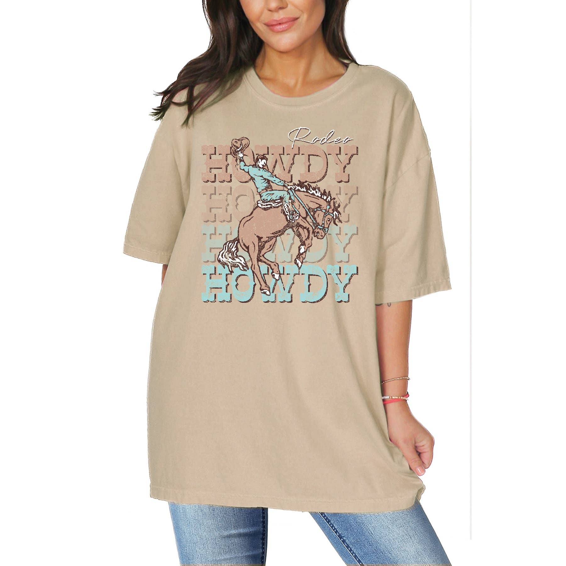 Rodeo Howdy Oversized - Adult & Kids T-Shirts, Sweatshirts & Hoodies apparel design preview 1