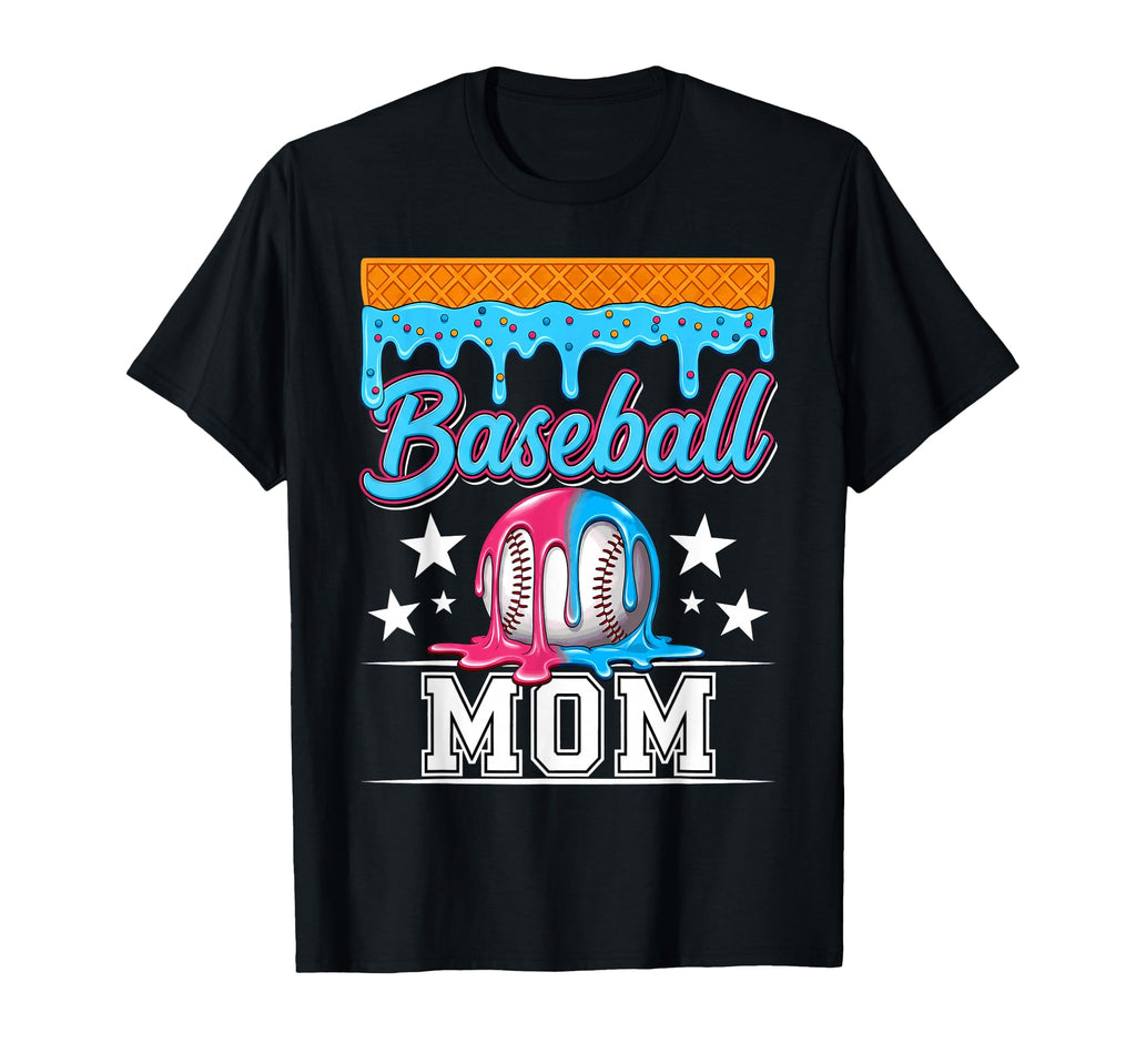 Baseball Mom Funny Mothers Day Ice T-Shirt - Fun Novelty Design for Adults - T-Shirt, Sweatshirt, Hoodie
