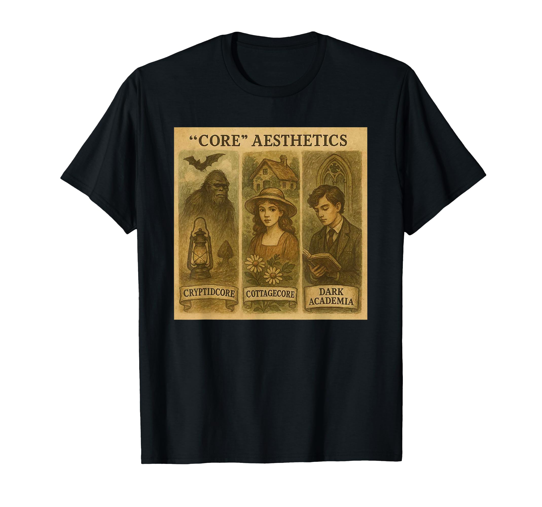 Core Aesthetics Cryptidcore T-Shirt - Custom Art Print Men Women - T-Shirt, Sweatshirt, Hoodie