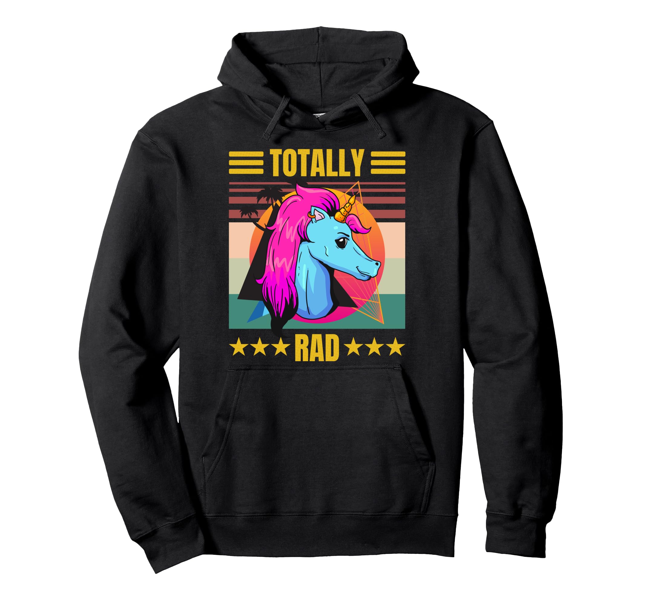 New School Unicorn 90S Unicorn Hoodie - Streetwear Style for Adults - T-Shirt, Sweatshirt, Hoodie