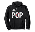 Baseball Pop Number One 1 Dad Baseball Hoodie - Fun Novelty Design Unisex - T-Shirt, Sweatshirt, Hoodie