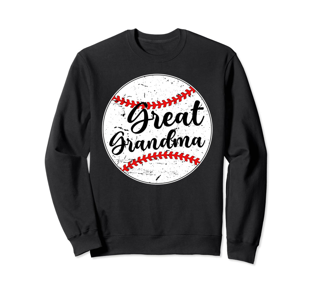 Baseball Great Grandma Proud Baseball Sweatshirt - Unique Graphic Unisex - T-Shirt, Sweatshirt, Hoodie