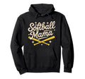 Softball Mama Baseball Sports Lover Hoodie - Trendy Graphic Men Women - T-Shirt, Sweatshirt, Hoodie