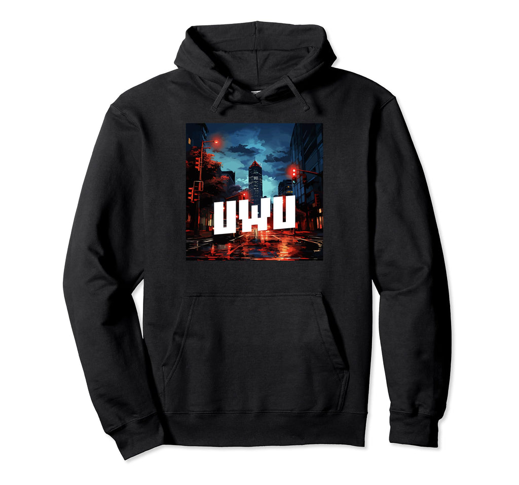 Uwu Aesthetic Vaporwave Hoodie - Streetwear Style Men Women - T-Shirt, Sweatshirt, Hoodie