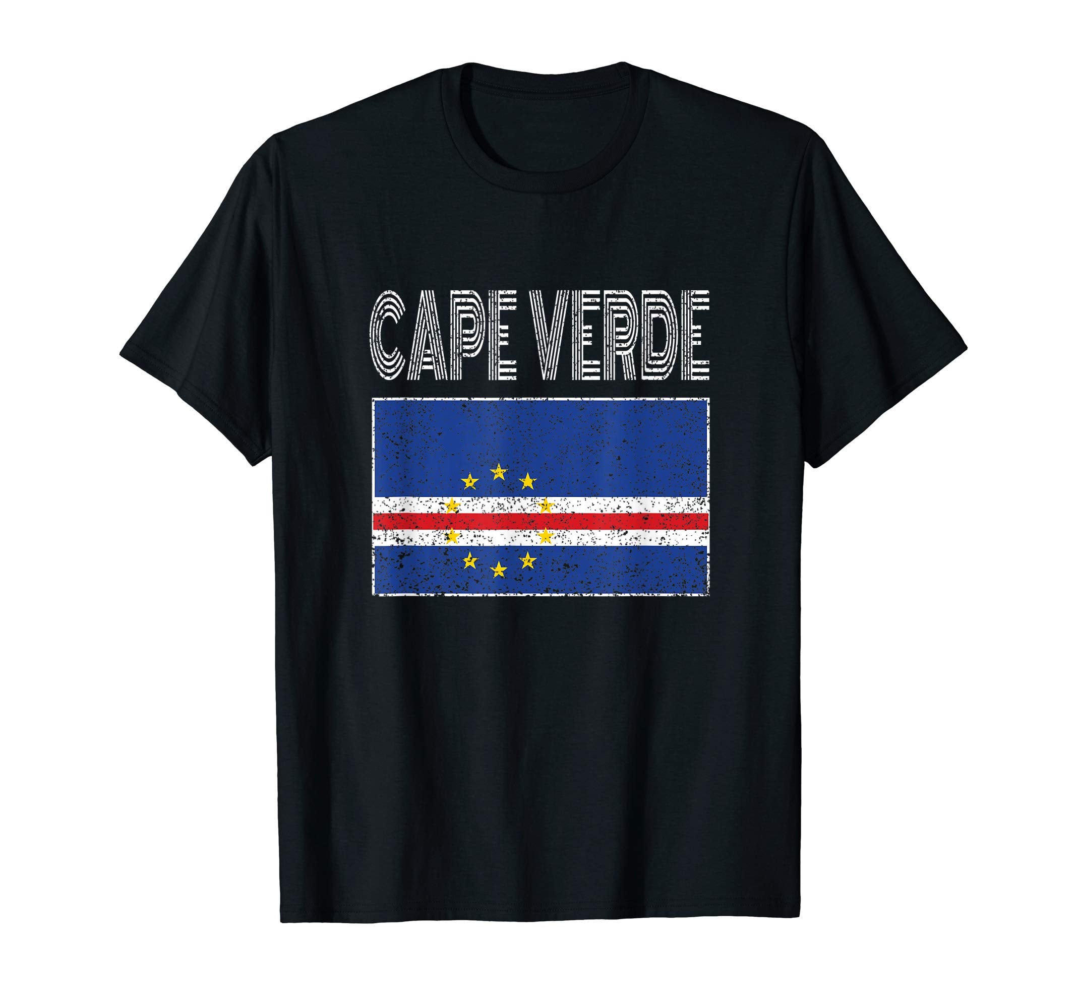 Cape Verdean National Flag Cape Verde T-Shirt - Trendy Graphic for Adults - T-Shirt, Sweatshirt, Hoodie
