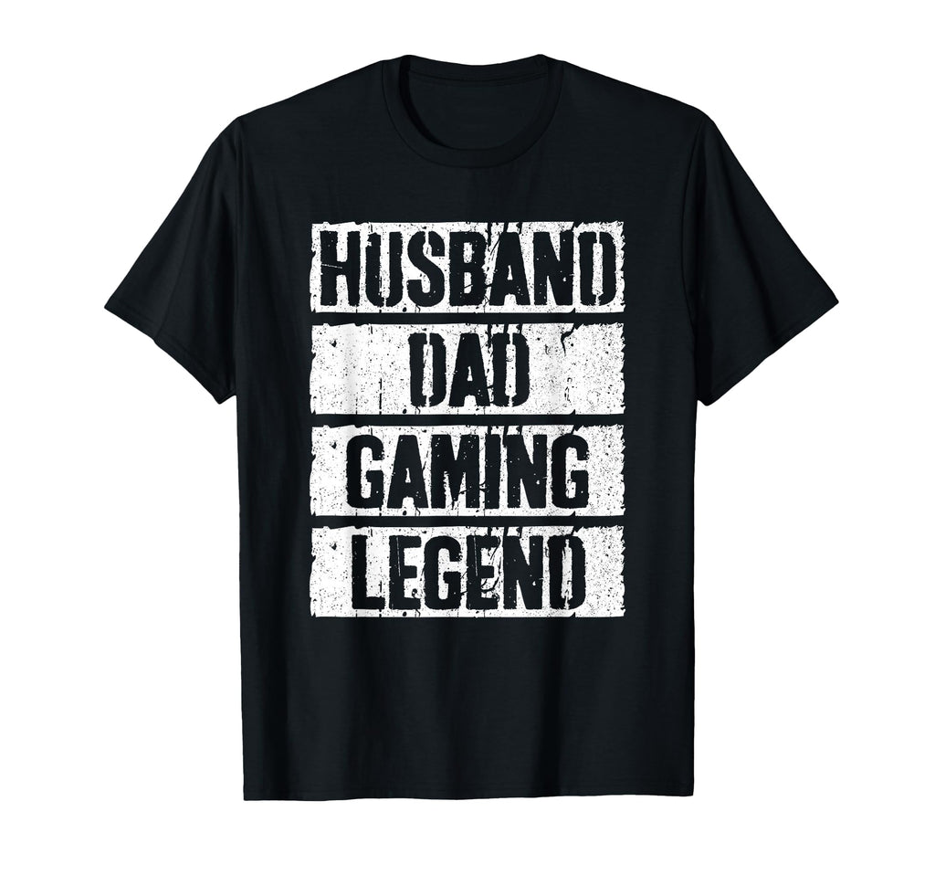 Husband Dad Gaming Legend Gamer T-Shirt - Fun Novelty Design for Adults - T-Shirt, Sweatshirt, Hoodie