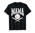 Mama Baseball Player Coach Fan Mothers Day T-Shirt - Graphic Print Unisex - T-Shirt, Sweatshirt, Hoodie