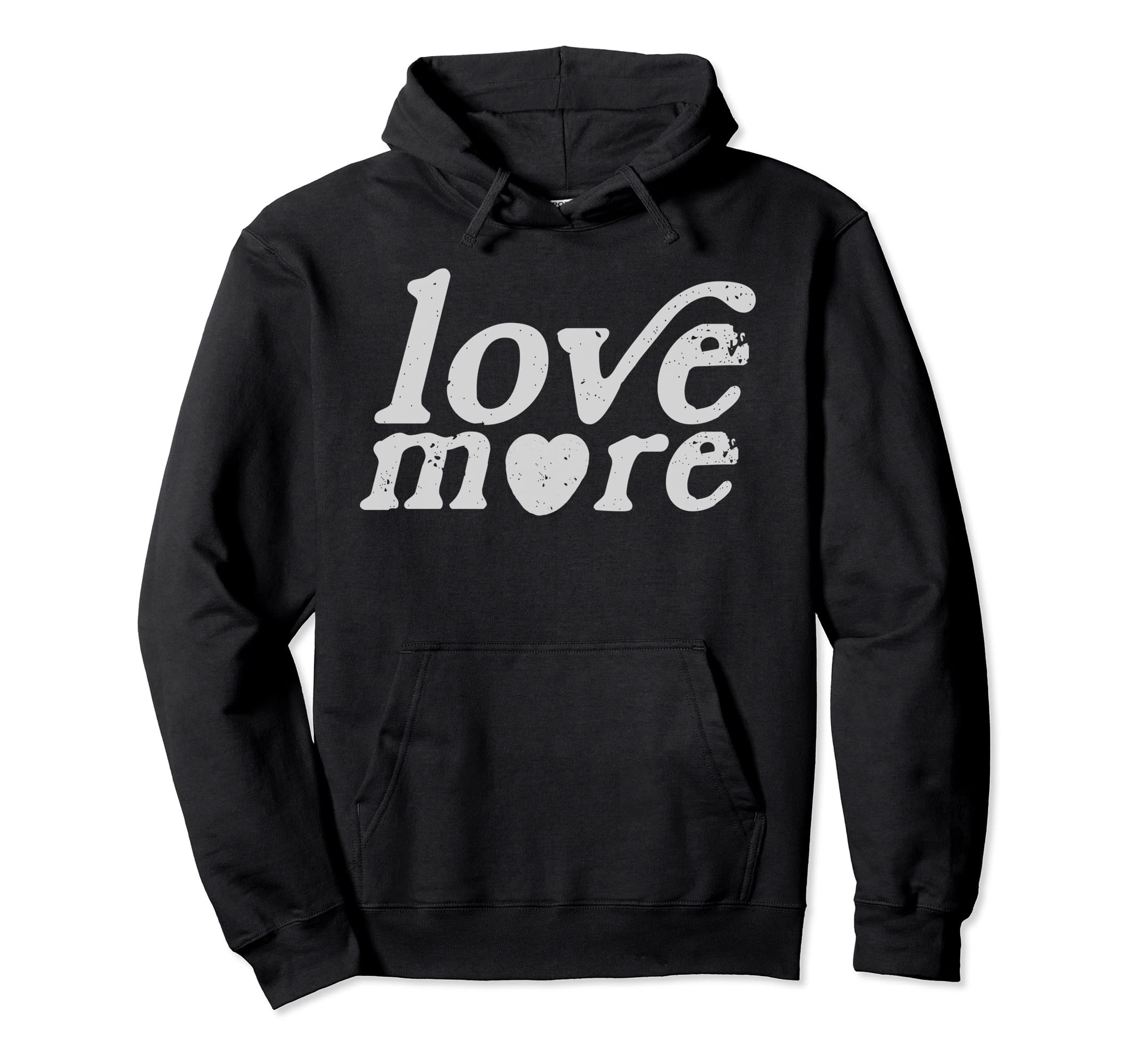 Love More 1970S Boho Aesthetic Hoodie - Novelty Apparel Unisex - T-Shirt, Sweatshirt, Hoodie