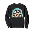 Roller Skating Skate Rainbow Heart Sweatshirt - Graphic Print Men Women - T-Shirt, Sweatshirt, Hoodie
