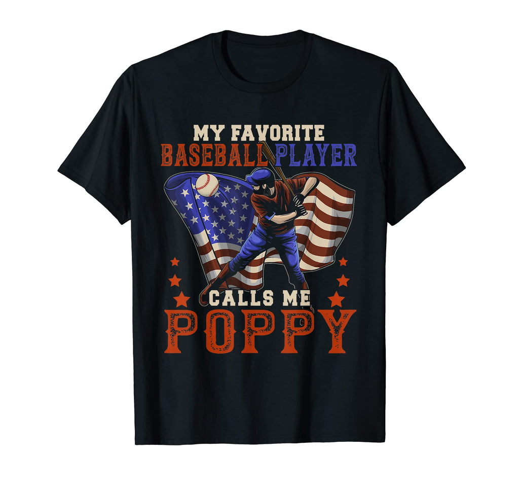 My Favorite Baseball Player Calls T-Shirt - Fun Novelty Design for Adults - T-Shirt, Sweatshirt, Hoodie