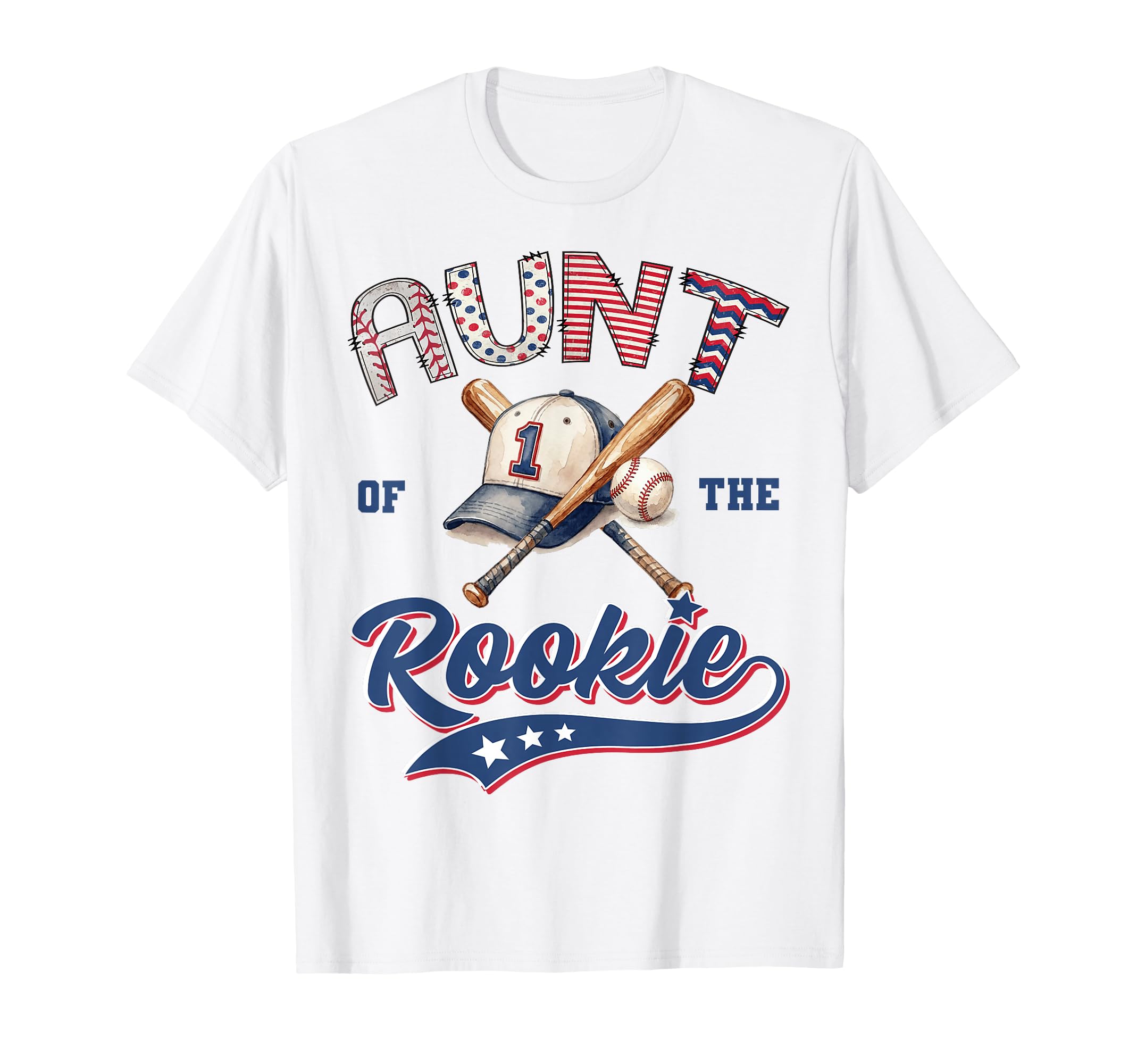 Aunt Rookie Year 1St Birthday Baseball T-Shirt - Novelty Apparel Unisex - T-Shirt, Sweatshirt, Hoodie