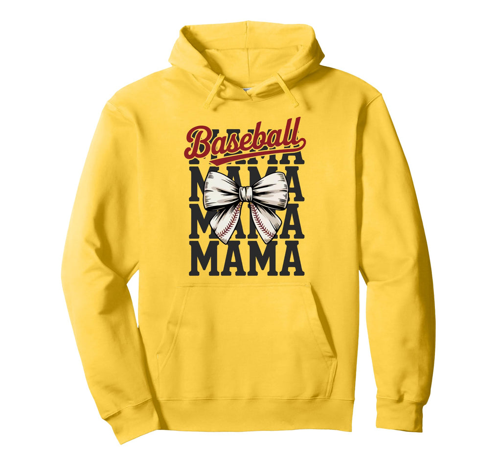 Baseball Mama Game Day Sports Mom Hoodie - Minimalist Print Unisex - T-Shirt, Sweatshirt, Hoodie