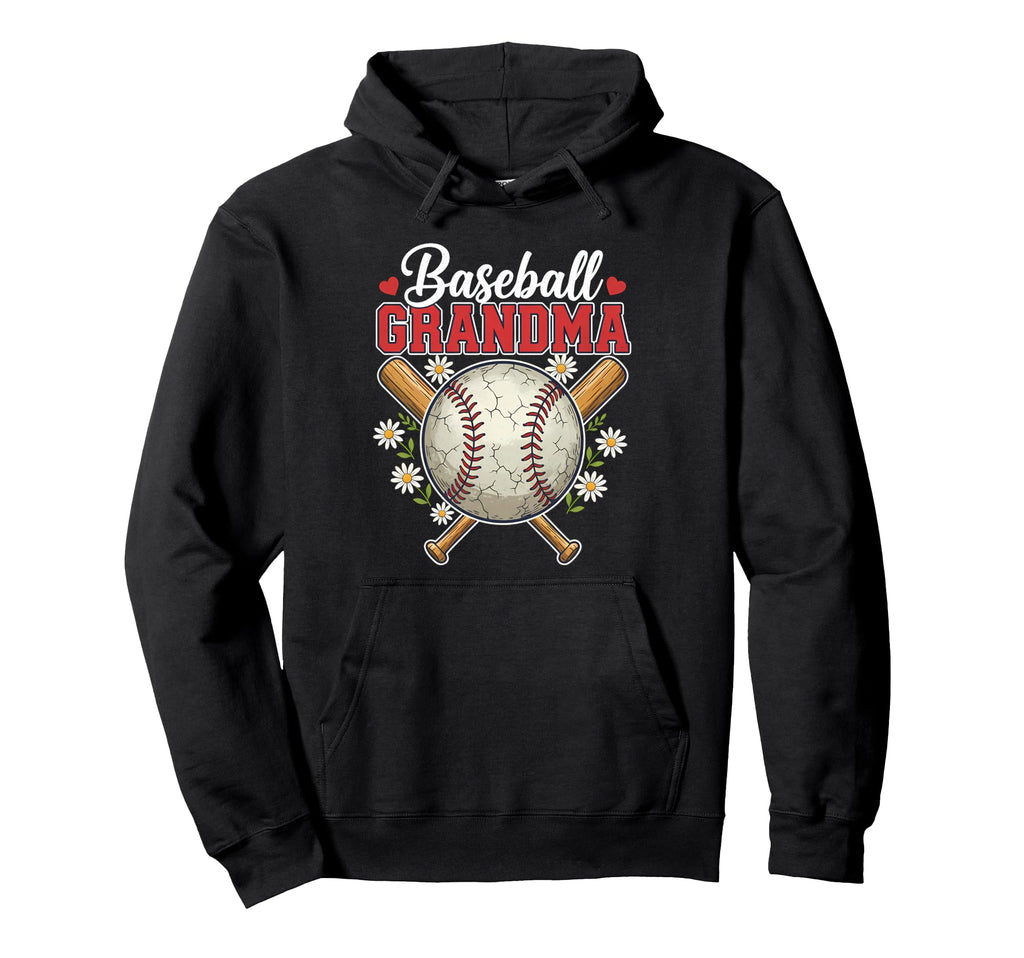 Baseball Grandma Hoodie - Casual Everyday Wear for Adults - T-Shirt, Sweatshirt, Hoodie