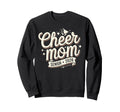 Cheer Mom Mother Bow Cheerleader Game Sweatshirt - Trendy Graphic Unisex - T-Shirt, Sweatshirt, Hoodie