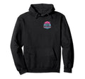 80S Skyline Vibrant Neon Cityscape Hoodie - Trendy Graphic Unisex - T-Shirt, Sweatshirt, Hoodie