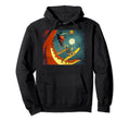 Halloween Distressed Hoodie - Fun Novelty Design Unisex - T-Shirt, Sweatshirt, Hoodie