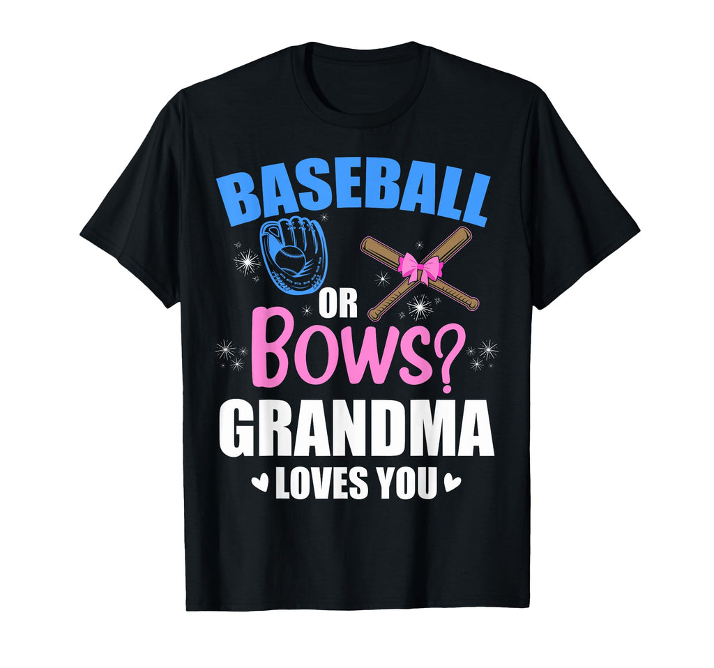 Baseball Or Bows Gender Reveal Baseball T-Shirt - Aesthetic Graphic Unisex - T-Shirt, Sweatshirt, Hoodie