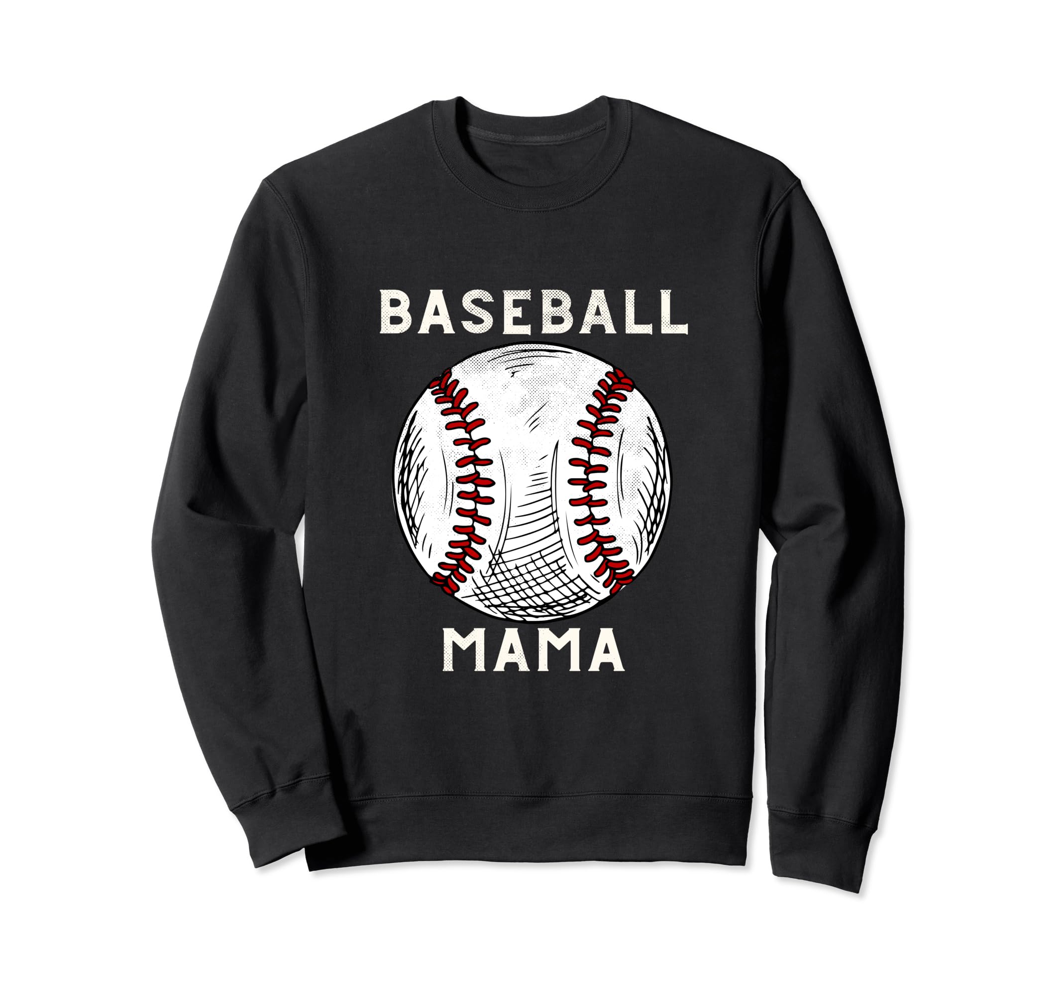 Baseball Mama Baseball Player Sweatshirt - Custom Art Print Men Women - T-Shirt, Sweatshirt, Hoodie