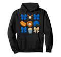 Coquette Bow Baseball Game Day Cheer Hoodie - Streetwear Style Men Women - T-Shirt, Sweatshirt, Hoodie