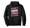 Old School Hip Hop 80S 90S Cassette Tape Hoodie - Unique Graphic Unisex - T-Shirt, Sweatshirt, Hoodie