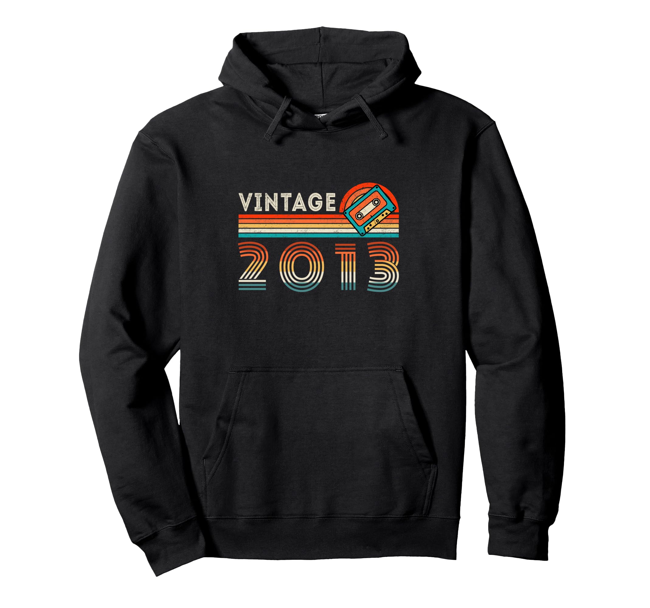 2013 Birthday Cassette Tape 13 Years Old Hoodie - Minimalist Print Unisex - T-Shirt, Sweatshirt, Hoodie