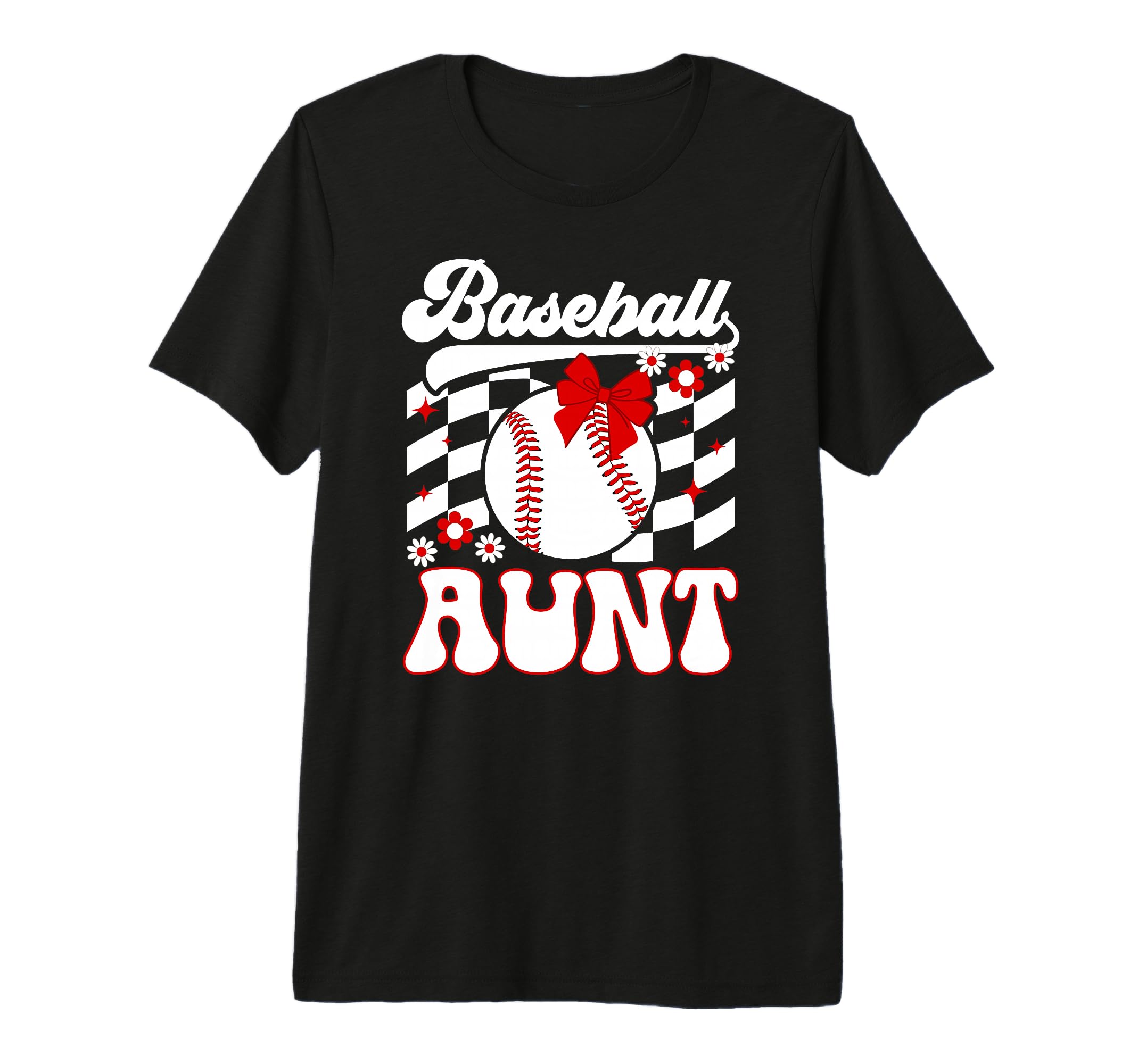 Groovy Baseball Aunt Baseball Player T-Shirt - Aesthetic Graphic Men Women - T-Shirt, Sweatshirt, Hoodie