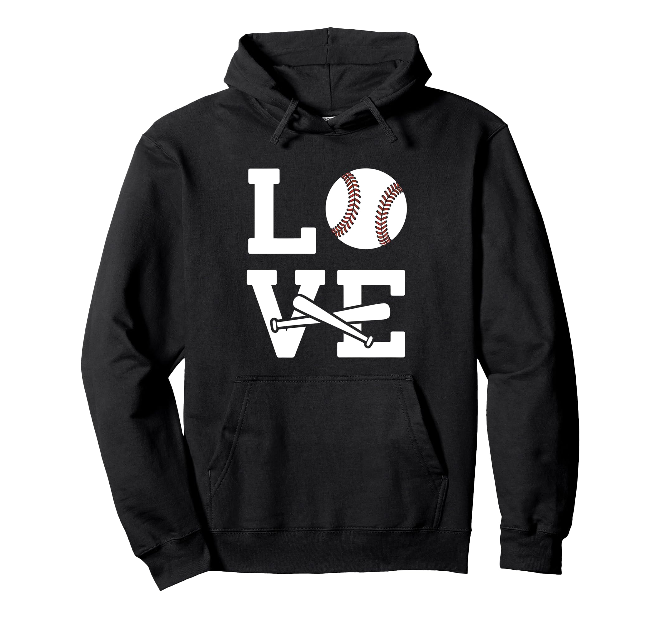 Love Heart Baseball Game Season Sports Hoodie - Trendy Graphic Unisex - T-Shirt, Sweatshirt, Hoodie