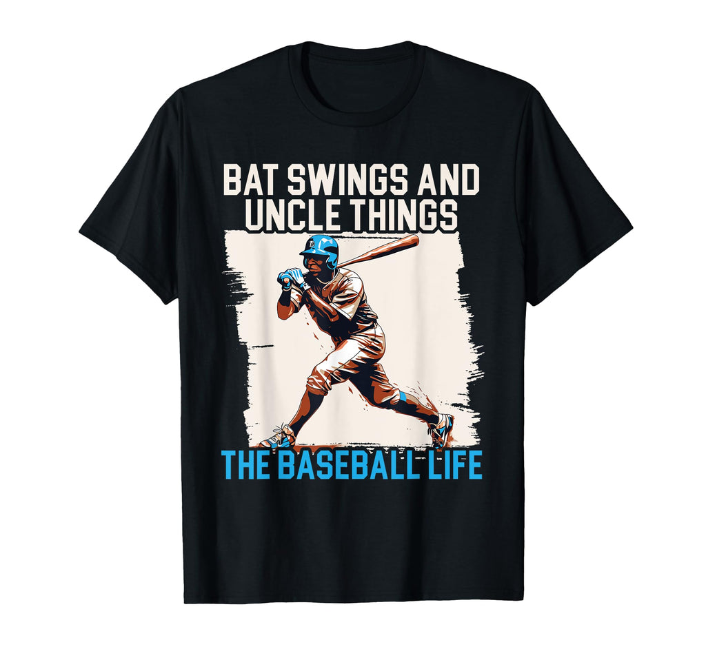 Baseball Uncle Sports Lover Baseball T-Shirt - Custom Art Print Unisex - T-Shirt, Sweatshirt, Hoodie