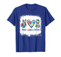 Autism Awareness Peace Love T-Shirt - Casual Everyday Wear Men Women - T-Shirt, Sweatshirt, Hoodie