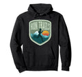 Run Trails Distressed Outdoor Running Hoodie - Unique Graphic Unisex - T-Shirt, Sweatshirt, Hoodie