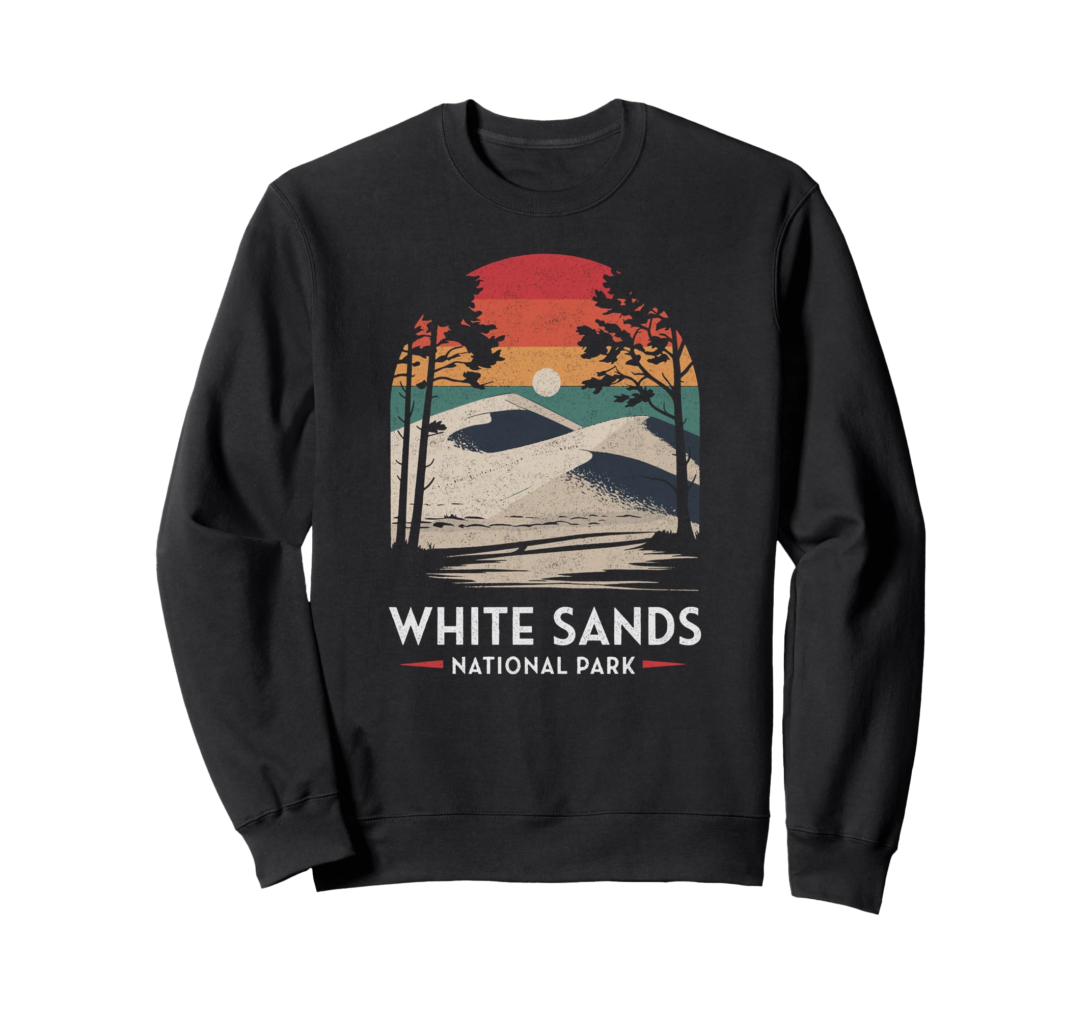 White Sands National Park New Mexico Sweatshirt - Minimalist Print Unisex - T-Shirt, Sweatshirt, Hoodie