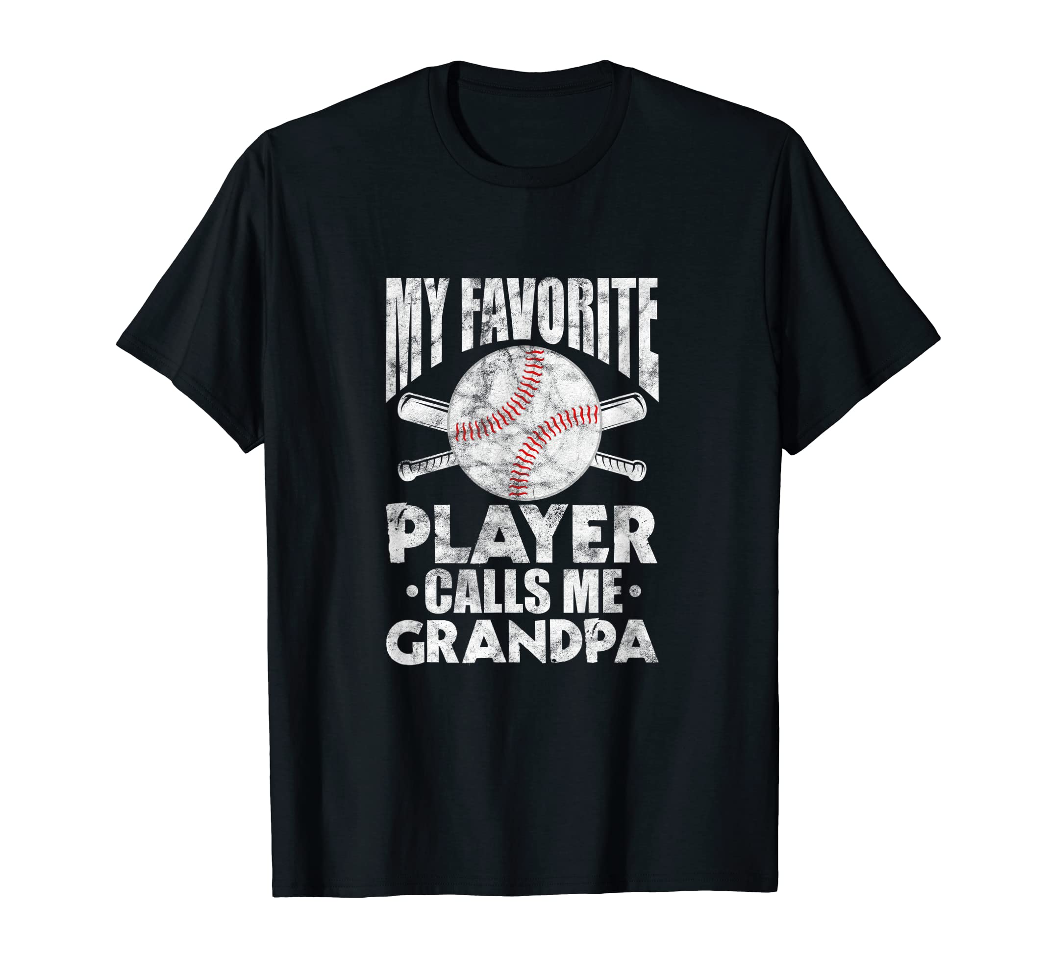 Mens Baseball Grandpa My Favorite T-Shirt - Graphic Print for Adults - T-Shirt, Sweatshirt, Hoodie