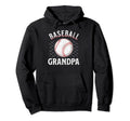 Baseball Grandpa Ball Heart Papa Hoodie - Casual Everyday Wear for Adults - T-Shirt, Sweatshirt, Hoodie