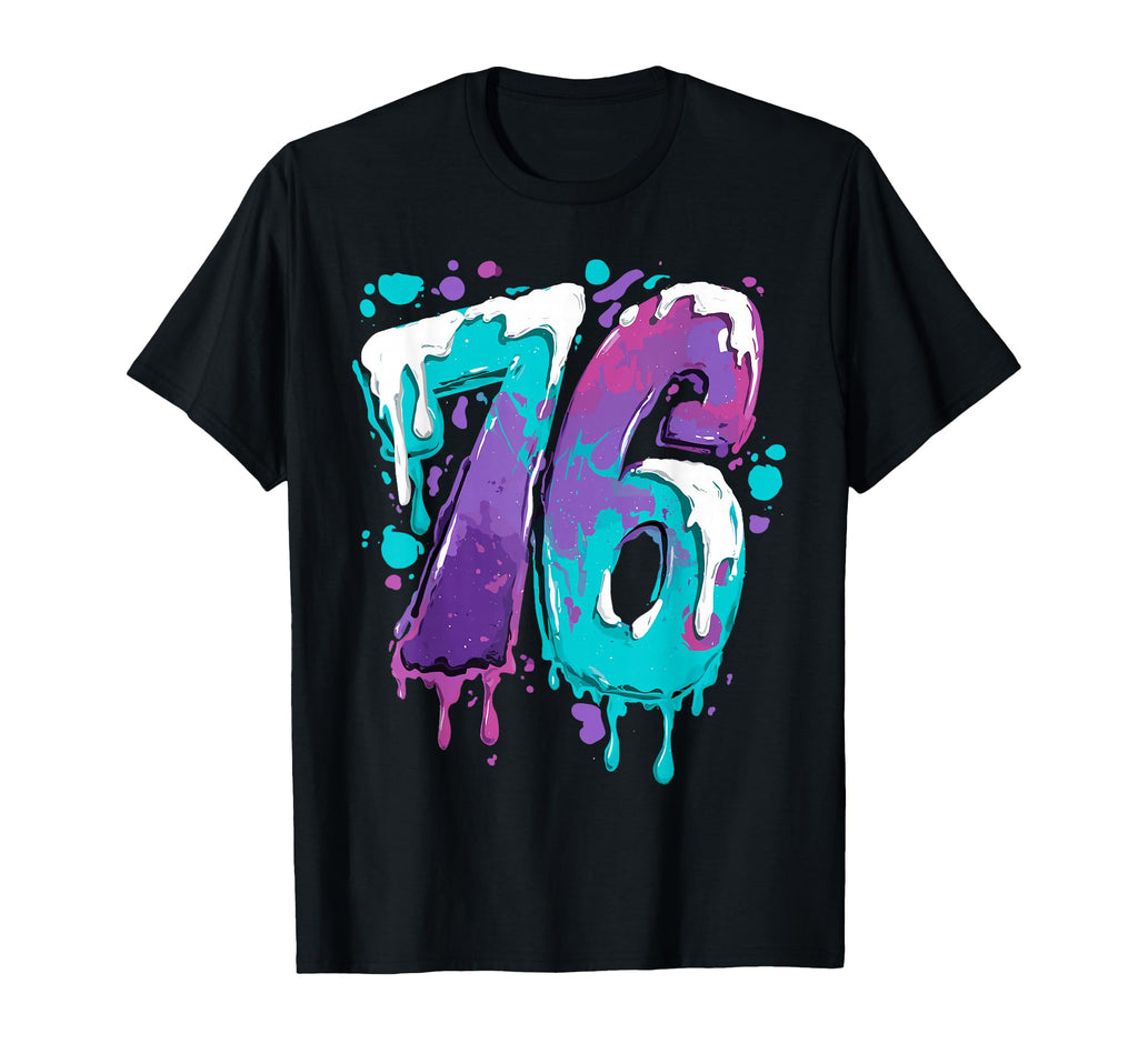 Baseball 76 Number T-Shirt - Graphic Print for Adults - T-Shirt, Sweatshirt, Hoodie