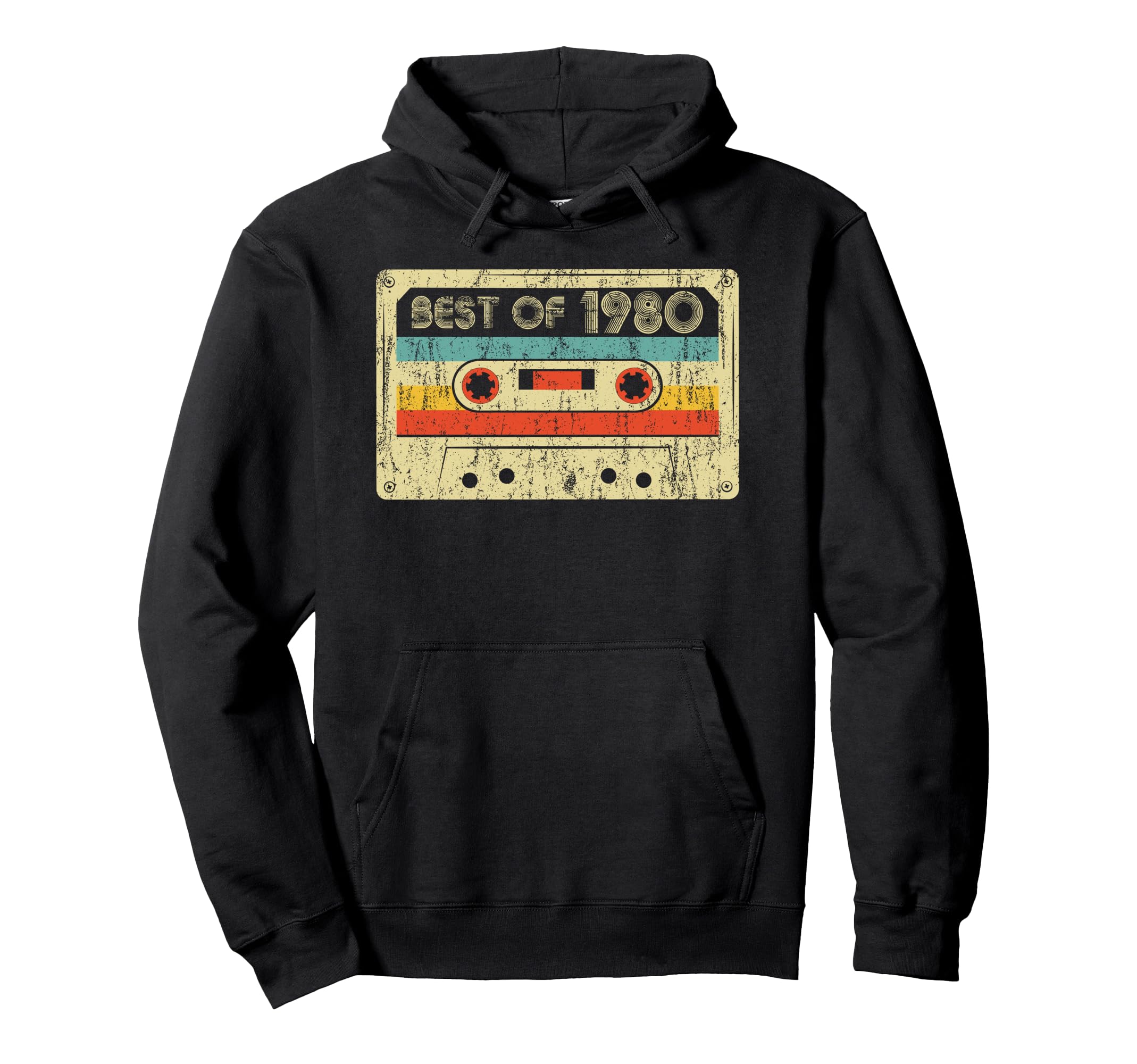 45Th Birthday Best 1980 Bday Hoodie - Aesthetic Graphic for Adults - T-Shirt, Sweatshirt, Hoodie