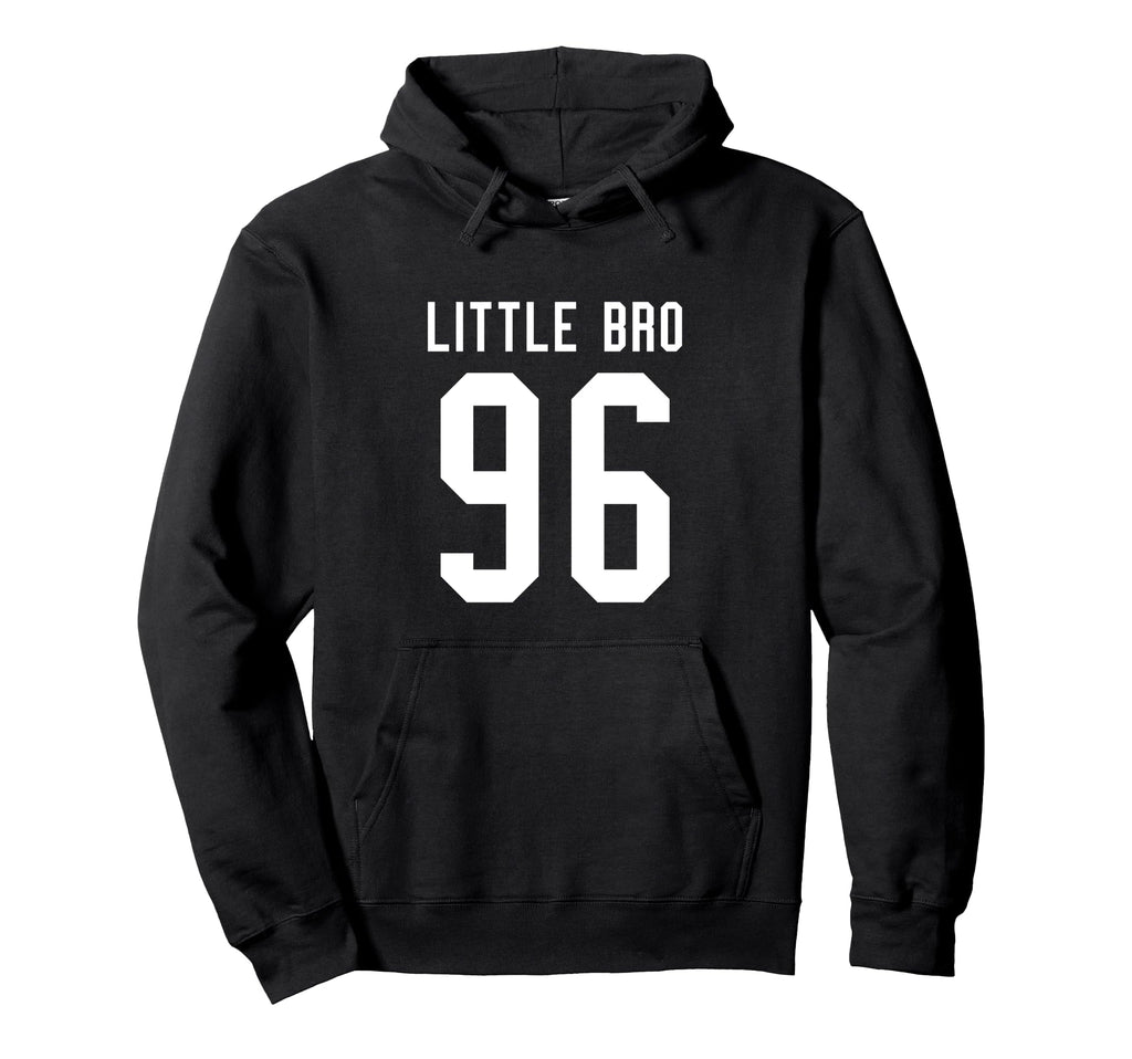Number 96 Little Bro Biggest Fan Hoodie - Novelty Apparel Men Women - T-Shirt, Sweatshirt, Hoodie