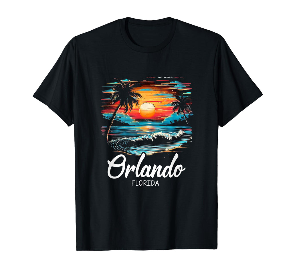 Family Vacation Sunset Florida Orlando T-Shirt - Trendy Graphic Men Women - T-Shirt, Sweatshirt, Hoodie