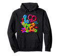 60S 70S Flower Power Hippy Groovy Love Hoodie - Unique Graphic Unisex - T-Shirt, Sweatshirt, Hoodie