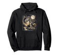 Siberian Husky Howling To Moon 90S Hoodie - Fun Novelty Design for Adults - T-Shirt, Sweatshirt, Hoodie