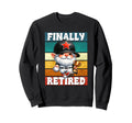 Baseball Retirement Gnome Sweatshirt - Casual Everyday Wear Men Women - T-Shirt, Sweatshirt, Hoodie