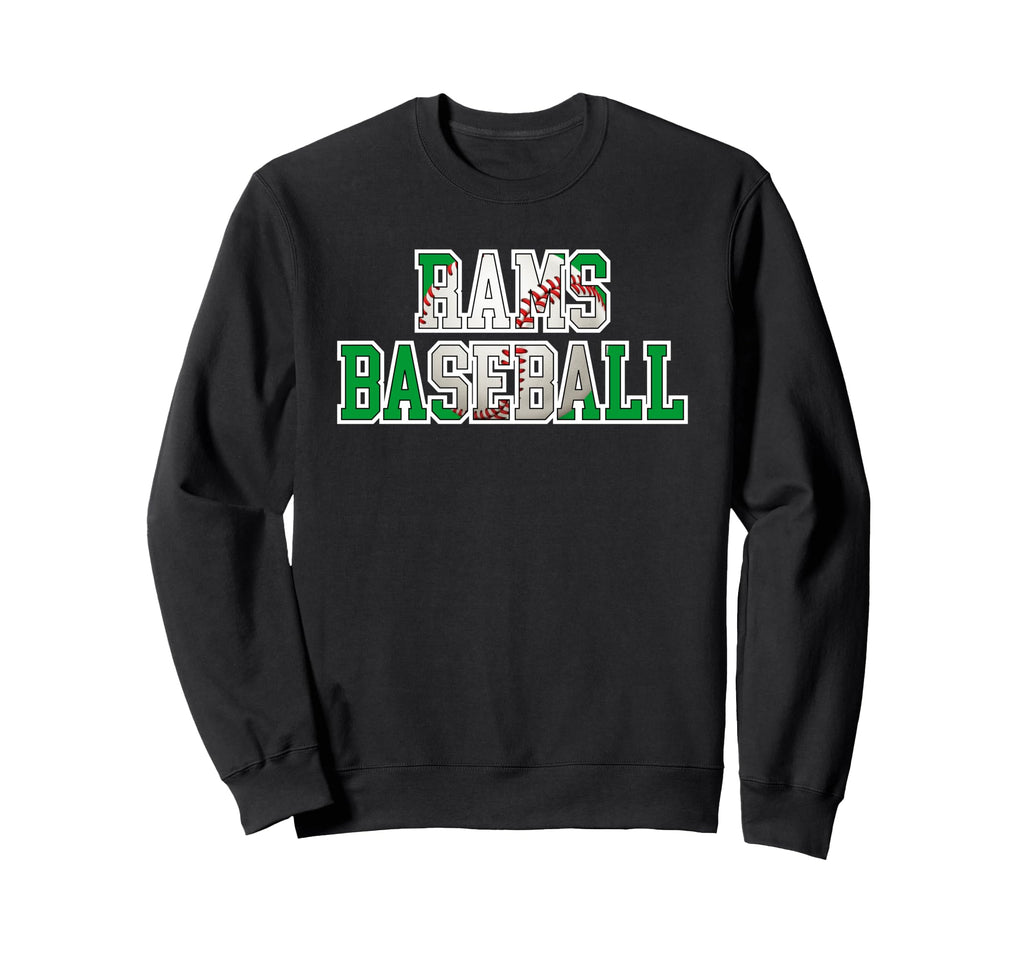 Rams Baseball Green Ram Pride Sweatshirt - Streetwear Style Men Women - T-Shirt, Sweatshirt, Hoodie