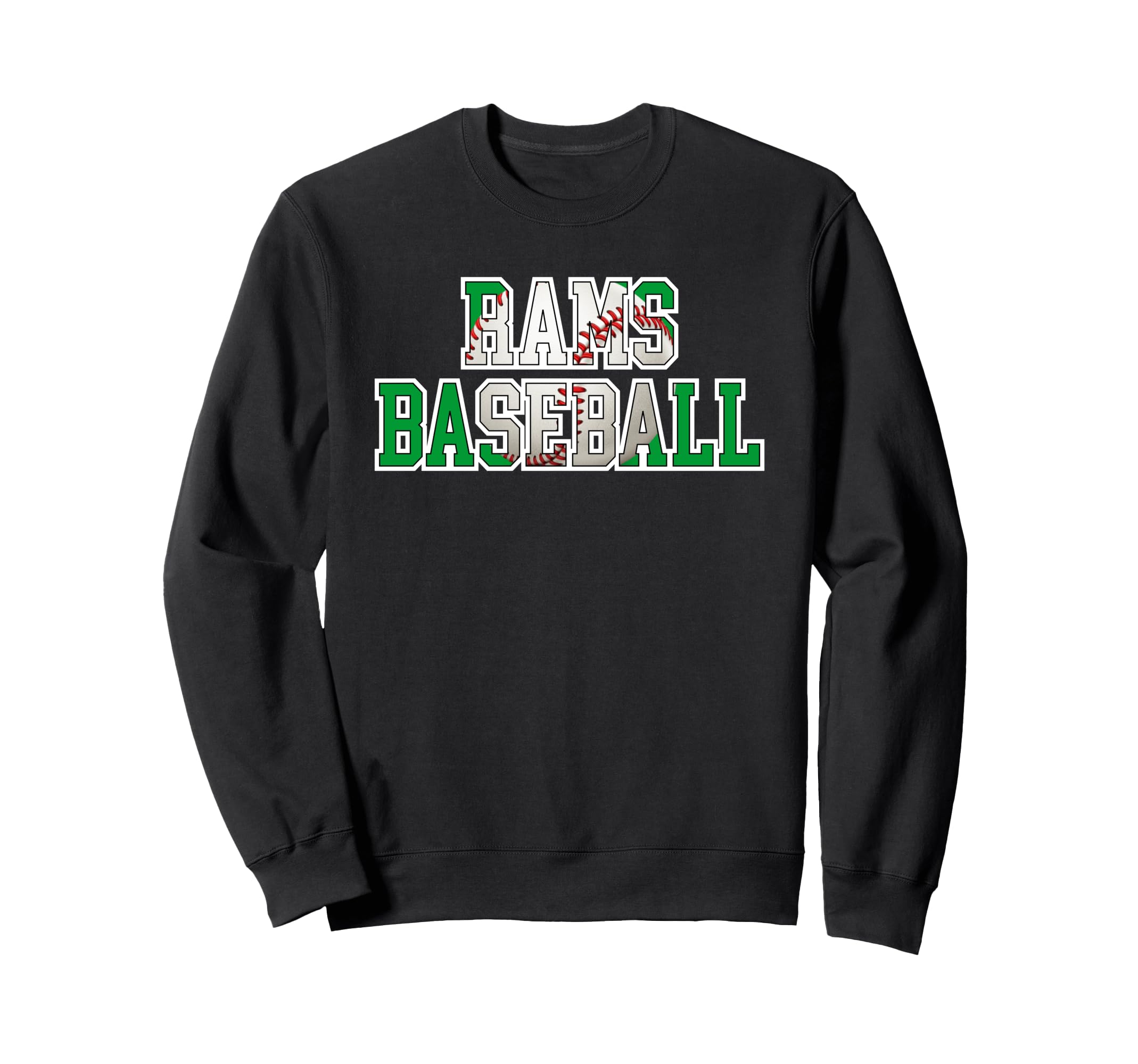 Rams Baseball Green Ram Pride Sweatshirt - Streetwear Style Men Women - T-Shirt, Sweatshirt, Hoodie