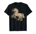 Horse Distressed Equestrian 25D10 T-Shirt - Custom Art Print Men Women - T-Shirt, Sweatshirt, Hoodie