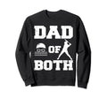 Dad Both Funny Swim Baseball Dad Sweatshirt - Aesthetic Graphic for Adults - T-Shirt, Sweatshirt, Hoodie