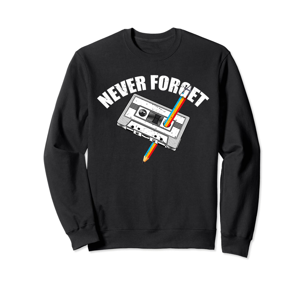 Cassette Tape 80S Old School Sweatshirt - Trendy Graphic Men Women - T-Shirt, Sweatshirt, Hoodie