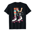 Rollerskates Boombox 80S 90S T-Shirt - Casual Everyday Wear for Adults - T-Shirt, Sweatshirt, Hoodie
