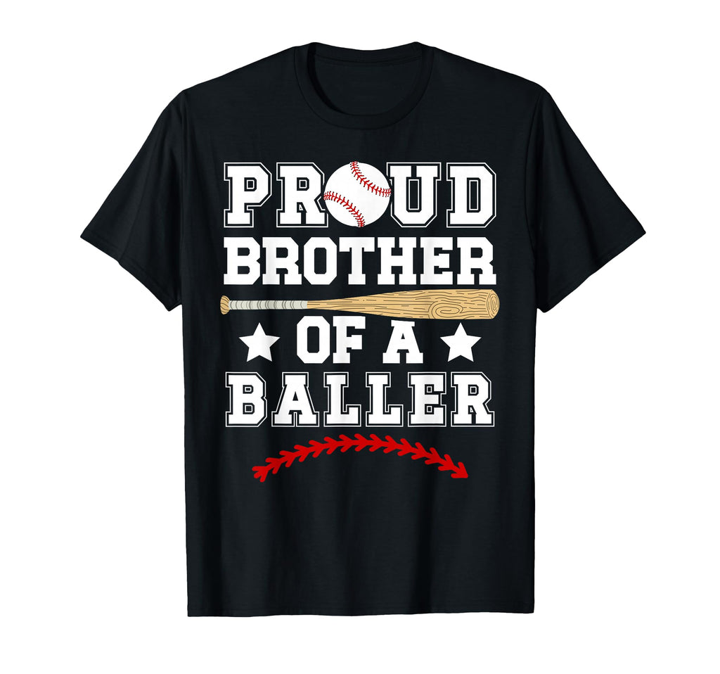 Brother Baller Baseball Brother Baseball T-Shirt - Custom Art Print Unisex - T-Shirt, Sweatshirt, Hoodie
