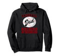 Baseball Dad Like Softballl Dad Hoodie - Custom Art Print for Adults - T-Shirt, Sweatshirt, Hoodie